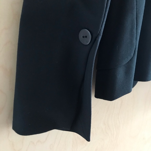 NWOT Diane Von Furstenberg Flynn Blazer Black cady - Picture 6 of 9